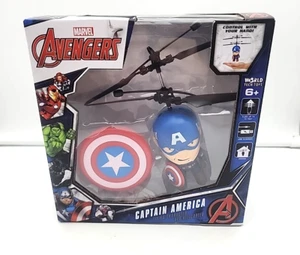 Marvel Avengers Captain America Flying Character UFO Helicopter Indoor  - Picture 1 of 7