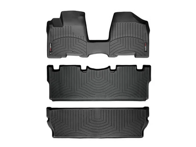 Forro de piso WeatherTech para Toyota Sienna 2004-2010 - Juego completo, negro Foto 1 de 4