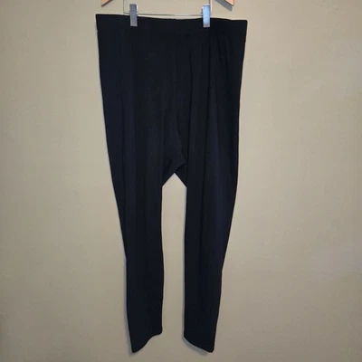 H&M Divided Solid Black Pull On Stretch Casual Basic Leggings Womens XL - Image 1 of 4