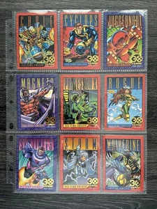 1993 Skybox Marvel X-MEN Series 2 'All-Time Greats' 9-Card Gold Subset 30 Years - Picture 1 of 2