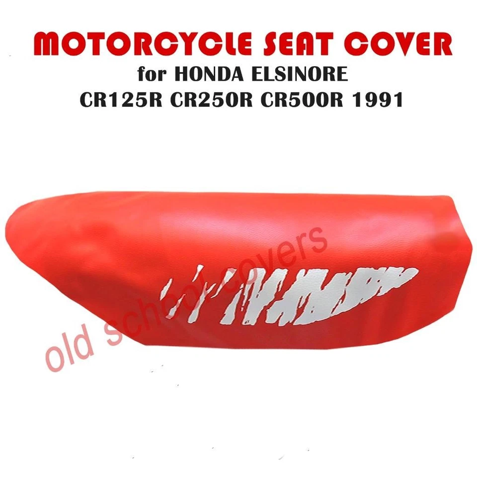 FUNDA ASIENTO MOTO HONDA CR125R CR250R CR500R 1991 NARANJA/ROJO RAYA TIGRE Foto 1 de 1