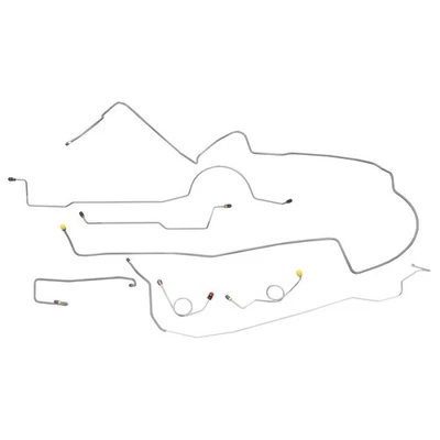 1972 Dodge Challenger kit completo de linha de freio a disco de potência tubos de aço original - Imagem 1 de 4