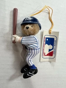 New York Yankees 5” Teddy Bear Batting Vintage #7 Mantle RARE - Picture 1 of 2