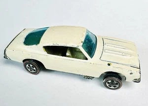Hot Wheels Redline 1967 Custom Barracuda HK White Repaint Kid Paint - Picture 1 of 7