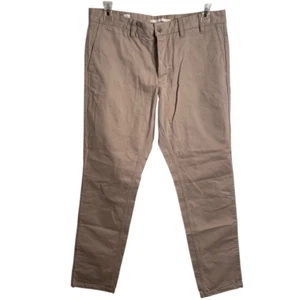 Pantaloni kaki Norse Projects da uomo Aros pesanti piatti davanti 34 W flat front Normcore - Foto 1 di 13