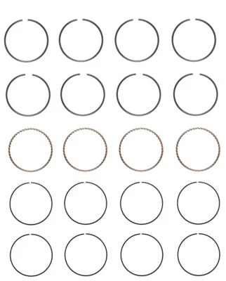 Juego de anillos de pistón EngineTech para 1 motor 1,00 mm 0,040 pulgadas de gran tamaño 1,00 mm 0,040 pulgadas en sobre Foto 1 de 4