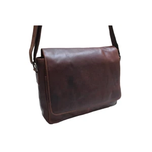 Borsa per laptop/messenger/borsa da viaggio in vera pelle - Foto 1 di 6