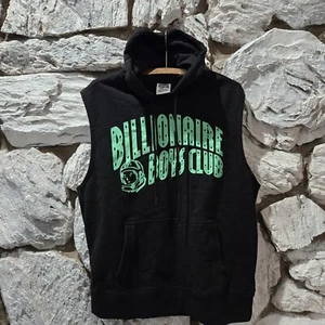 Billionaire Boys Club Hoodie Short Sleeve Vest Pullover Black Blue Size M - Picture 1 of 5
