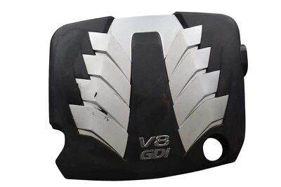 Capa protetora de motor Hyundai Equus Sig 11-13 preta fabricante de equipamento original - Imagem 1 de 4