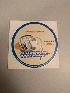 Genuine WinZIP 8.1 software PC Windows 95 98 ME XP Tested - Picture 1 of 1