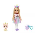 Barbie Club Chelsea Dress Up Doll Unicorn Costume With Puppy NEW