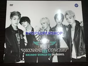 SHINee World The 3rd Concert III in Seoul 2 DVD Photobook New Sealed Rare OOP - Picture 1 of 6