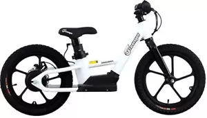 NEW Greenger Powersports Kid's Saddleback 16" White Electric Balance Bike Youth - Picture 1 of 7