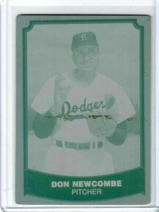 RARE 1/1 Don Newcombe Printing Plate for the 1990 Pacific Legends Baseball Card - Picture 1 of 1