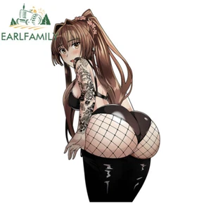EARLFAMILY 5.1" Succubus Anime Girl Ass Waifu Car Decals Tank Cap Vinyl Stickers - Picture 1 of 2