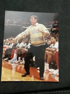 Lou Carnesecca hand signed 8x10 photo St. John’s Red Storm HOF hologram - Picture 1 of 4