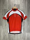 Dhb Cycling Jersey Women’s Short Sleeve Cycling Top UK Size 14 Red & White