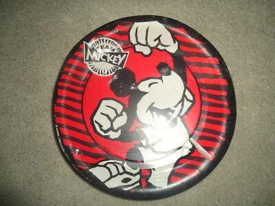 Paquete de 8 platos de papel Disney placas recubiertas de plástico de 9 pulgadas Mickey Mouse selladas Foto 1 de 2