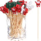 Fruit Sticks Disposable Bamboo Sticks Ornaments For Any Occassion Disposable
