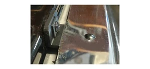 SAAB 900 classic CHROME GRILLE REPAIR KIT FOR BRACKETS turbo Injection - Picture 1 of 3