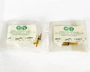 Lot of (2) Hughes 1033117S Coax Socket Gold Contact NSN 5999-01-007-6666 - Picture 1 of 3