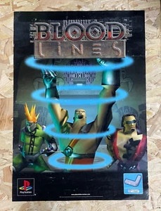 Official Blood Lines 199 PS1 Promo Promotional Poster 59cm x 42cm - Picture 1 of 5