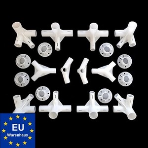 20x Ersatzteile für 3x9m Gartenlaube Markise Zelt Ecke Center Anschluss