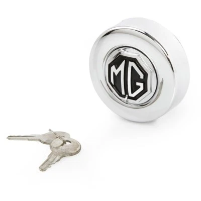 Nueva tapa de combustible de gasolina MGB y MG Midget 1962-1969 bloqueo con llaves logotipo MG Foto 1 de 3
