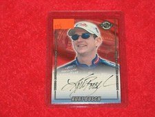 KURT BUSCH 2002 WHEELS HIGH GEAR AUTOGRAPHS AUTO (H-1088)