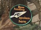 Vintage Fred Bear Archery Patch Bow Hunting Spoken Here Bowhunting Patch.