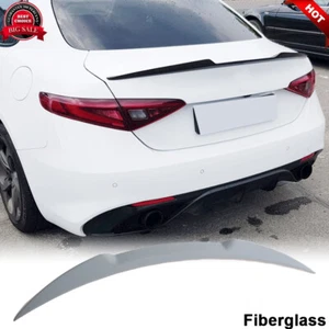 Alerón trasero maletero gris para Alfa Romeo Giulia Quadrifoglio 2015-2022 - Imagen 1 de 12