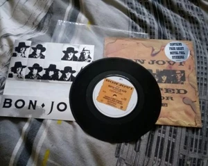 bon jovi wanted dead or alive record 45 rpm - Picture 1 of 2