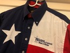 Mens Texas HOUSTON Livestock Show and Rodeo Cotton Shirt MEDIUM HLS&R