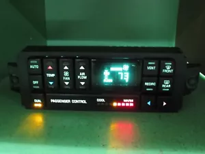 10435588 97-05 BUICK REGAL CENTURY A/C DIGITAL CLIMATE TEMP CONTROL REBUILT 0652 - Picture 1 of 6
