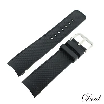 Correa de reloj de goma IWC Aquatimer con hebilla negra usada F/S ancho de lengüeta: 22 mm Foto 1 de 4