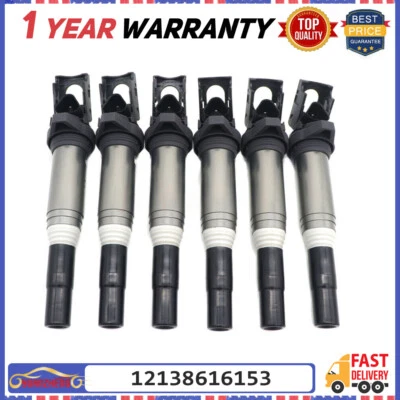 Juego 6x Bobinas de Encendido Para BMW X1 X2 X3 X4 X5 X6 Z3 Z4 Z8 328I 528I 12138616153 Foto 1 de 4