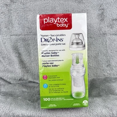 Revestimientos de biberón Playtex Baby Drop-ins 100ct 8-10 oz necesidades NUEVO Foto 1 de 4