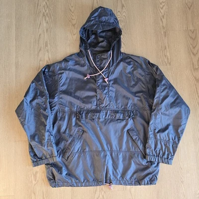 De Colección 90 Eddie Bauer Gore Tex Nylon Chaqueta Lluvia Para Hombre Grande Azul Marino Adirondack  Foto 1 de 4