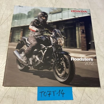 Honda Moto 2012 CB1300S CB100R NC700 CB600F CBF125 CBF600S Etc Catálogo - Imagen 1 de 4