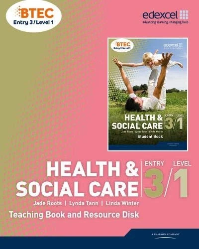 BTEC Entry 3/Level 1 Health and Social Care Teaching Book and Re - Image 1 of 1