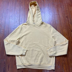 Eric Emanuel Hoodie Pullover Mens Size Large Yellow Sweatshirt - Picture 1 of 9