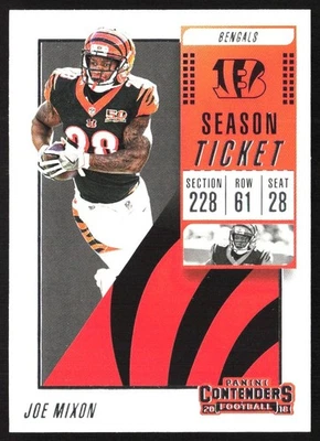 2018 Panini Contenders Joe Mixon #80 BG6 - Image 1 of 2