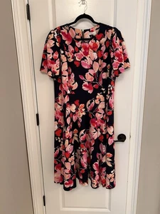 Calvin Klein NEW Plus Size Floral Print A Line Dress Size 18W - Picture 1 of 5