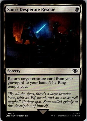 Magic | LTR | Sam's Desperate Rescue | 105 | Foil | NM - Image 1 of 2
