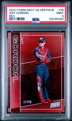 2025 PANINI NSCC SILVER PACK RED #35 JEFF GORDON 37/99 PSA 9 - Image 1 of 2
