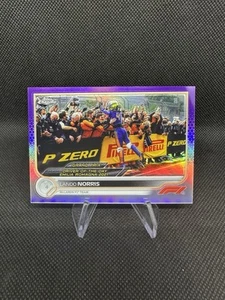 2022 Topps Chrome Formula 1 F1 #174 Lando Norris Purple Refractor /399 - Picture 1 of 2