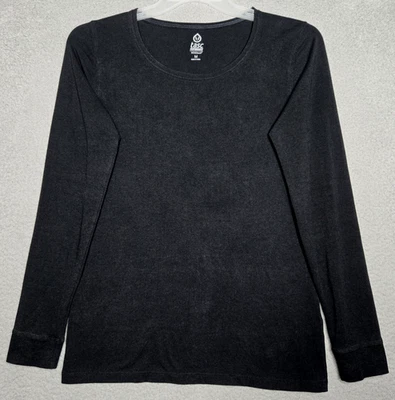 TASC Bamboo Organic Cotton Performance Long Sleeve Shirt Women's Medium - Black - Image 1 of 4