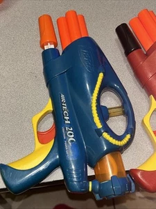 NERF Air Tech 2000 Blue Soft Dart Blaster Liquitron Power Hasbro 2003 - Picture 1 of 4