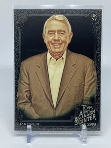 Dan Rather 2019 Topps Allen & Ginter X #174 TV Journalist - Picture 1 of 2