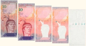 VENEZUELA, 10 BsF, Febrero-3-2011, Serie P8, UNC. **PRUEBA SOLIDA - Picture 1 of 2